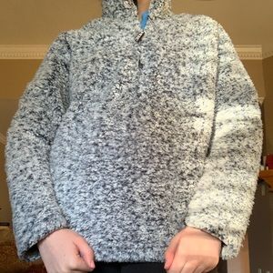 Super cute and comfy blue Sherpa!